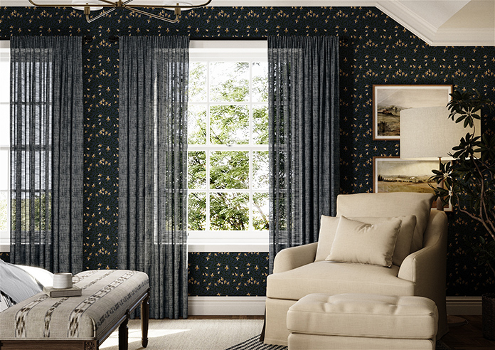 Novara Voile, Pebble Grey - Made to Measure Curtains - Image 3